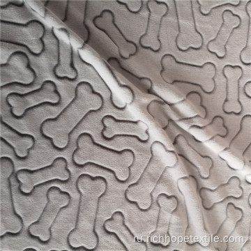 Животный дизайн Двусторонняя печать на спине, фланелевый текстиль